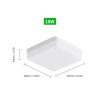 18W 6500-7000K LEDs Ceiling Light Flush Mounting Square Ceiling Lamp for Kitchen Bedroom Hallway  |   Indoor Lighting Indoor Lighting Indoor Lighting