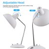 2PCS Industrial Modern Retro Desk Lamp 110V AC Bedside Nightstand Reading Lamp Flexible Matte Alloy Head Metal Table Lamp for Bedroom Office Living Room E26/E27 Bulb Not Included  |   Indoor Lighting Indoor Lighting Indoor Lighting