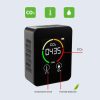 3in1 CO2 Temperature Humidity Monitoring Device Home Digital Household Air Quality Detector  |   Convenient Living Appliance Convenient Living Appliance Black/ White