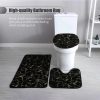 3PCS Bath Mat Toilet Lid Cover U-Shaped Rug Non Slip Soft Floor Rug Water Absorbent Marbling Door Mat Bathroom Rug Carpet Seat Cover Rug Set  |   Convenient Living Appliance Convenient Living Appliance Convenient Living Appliance