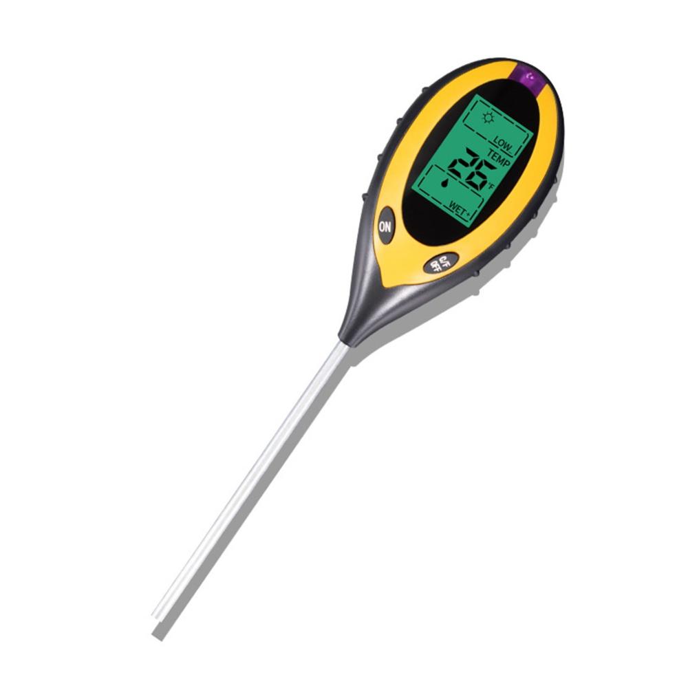 4-in-1 Soil Test PH Moisture Meter  |   Garden Tools Garden Tools Black & Yellow