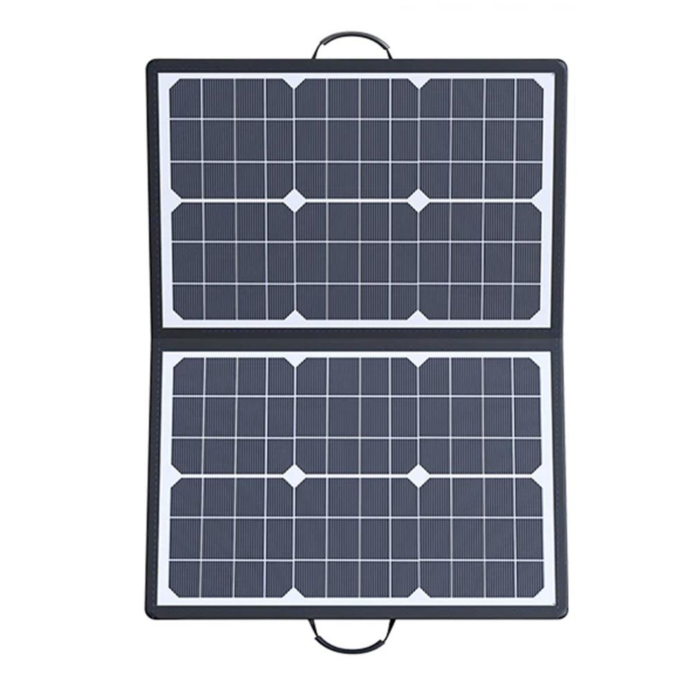 40W Solar Panel Outdoor Power Storage for Cell Phones With Carrying Handle and Support Bracket  |   Novelty lighting Lights & Lighting Black