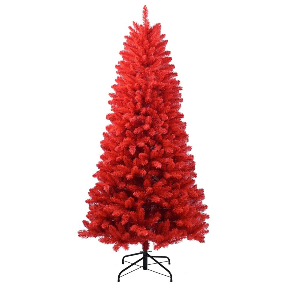 5FT Artificial Christmas Tree PVC Holiday Decoration Xmas Tree with Sturdy Metal Stand and 562 Branch Tips for Home / Office / Party NO Light  |   Christmas Supplies Christmas Supplies Christmas Supplies