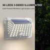 90 LEDs Solar Powered Energy Light Outdoor Lamp Wall Street Fence Lights  |   Outdoor Lighting Lights & Lighting Outdoor Lighting