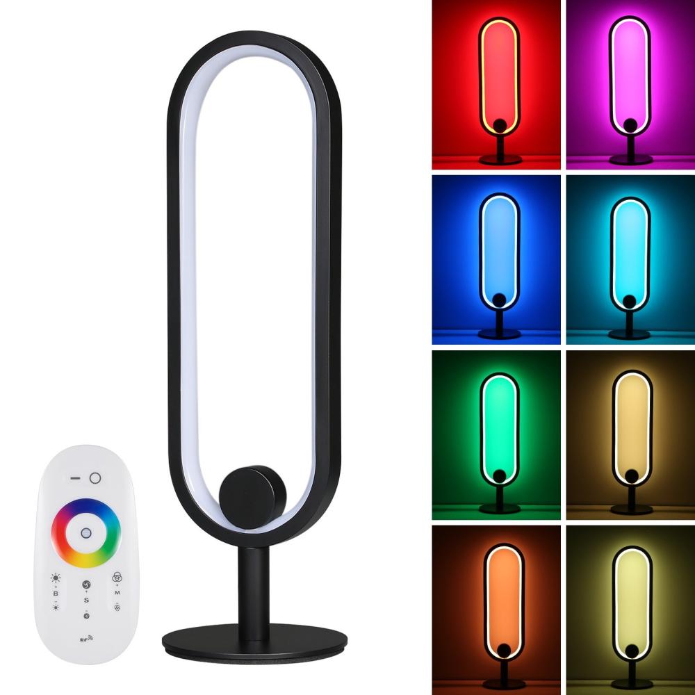 AC100-240V RGB Table Lamp Desk Light with Controller/ Diverse Lighting Effects  |   Indoor Lighting Indoor Lighting Black