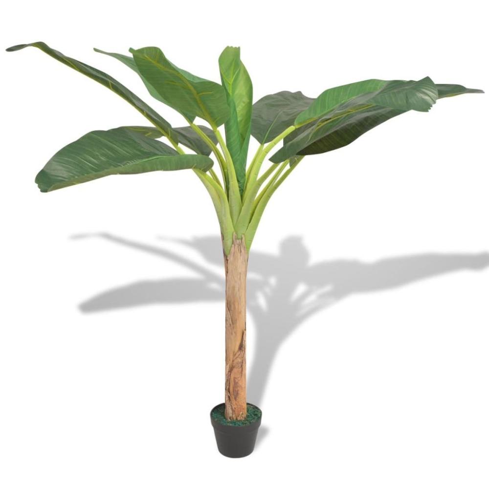 Artificial Banana Tree Plant with Pot 150 cm Green  |   Garden Tools Garden Tools Garden Tools