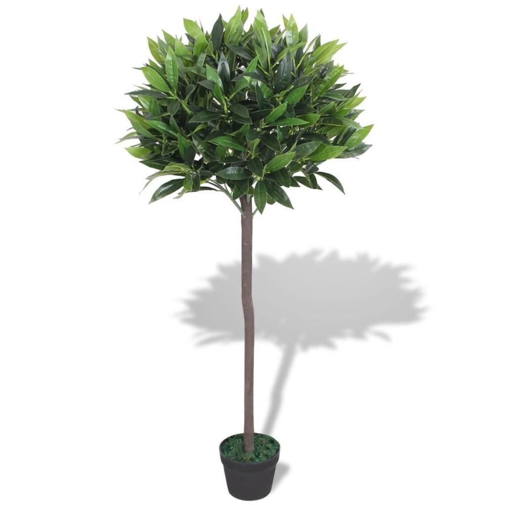 Artificial Bay Tree Plant with Pot 125 cm Green  |   Garden Tools Garden Tools Garden Tools