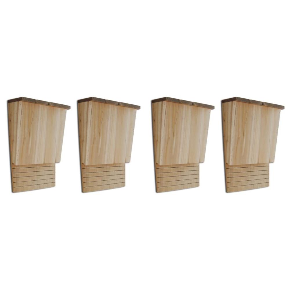 Bat Houses 4 pcs 8.7″x4.7″x13.4″ Wood  |   Other Pet Supplies Other Pet Supplies Other Pet Supplies