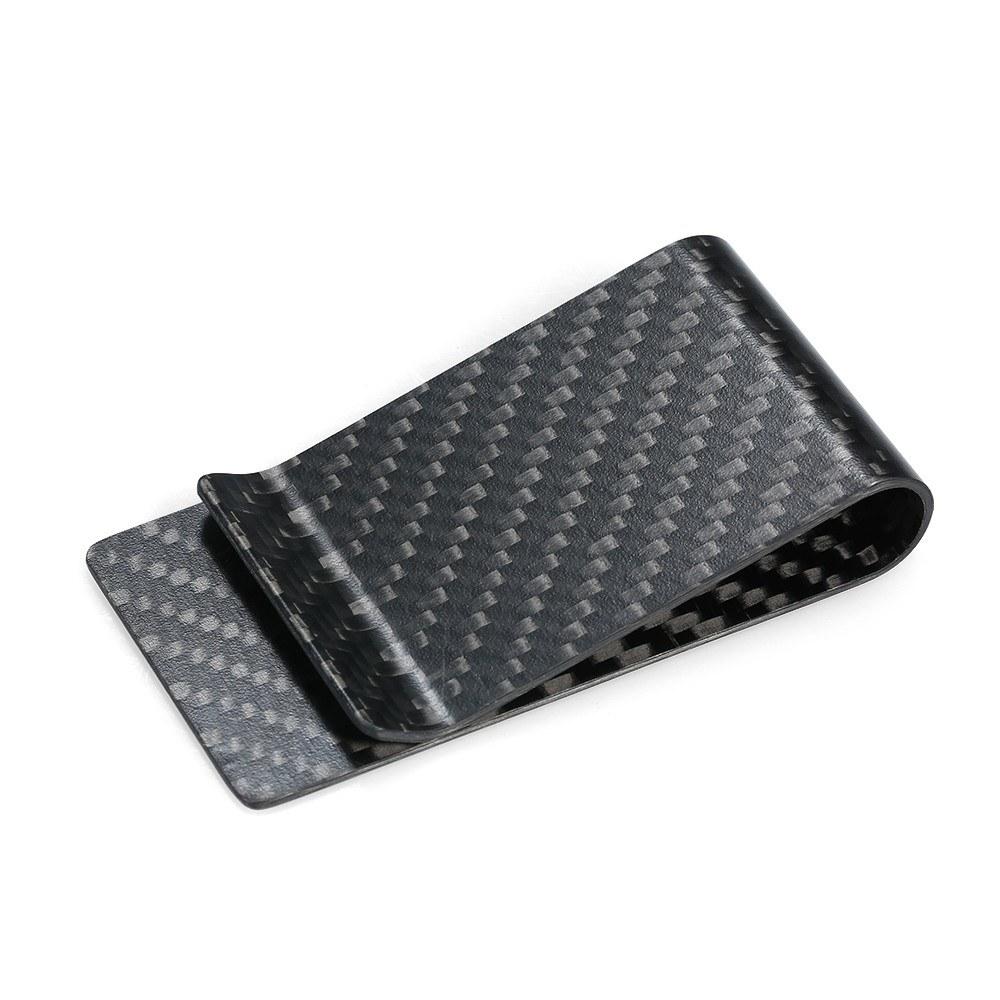 Black Carbon Fiber Wallet Money Clip  |   Convenient Living Appliance Convenient Living Appliance Black