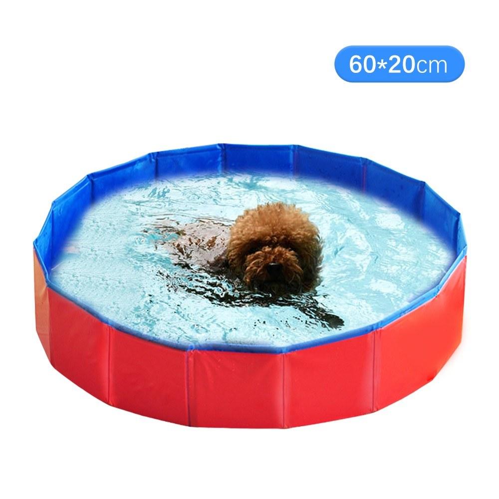 Blusea Foldable Pet Bath Pool Collapsible Dog Pool Pet Bathing Tub Pool for Dogs Cats  |   Dog & Cat Supplies Dog & Cat Supplies Dog & Cat Supplies