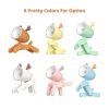 Cartoon Night Light Kid Lamp Mini Deer LED Desk Lamps Cute DIY Portable with Adjustable Phone Holder for Kids Students Bedroom Bookends Nursery Room  |   Indoor Lighting Indoor Lighting Beige/ Blue/ Green/ Pink/ Yellow/ Orange