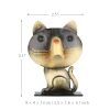 Cat Shaped Eyeglass Rack Glasses Eyewear Holder Animal Shaped Spectacle Display Stand  |   Metal Crafts Arts & Crafts Black And Yellow