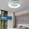 Ceiling Fan with Lighting LED Light Stepless Dimming Adjustable Wind Speed Remote Control Without Battery Modern LED Ceiling Light for Bedroom Living Room Dining Room  |   Indoor Lighting Indoor Lighting Indoor Lighting