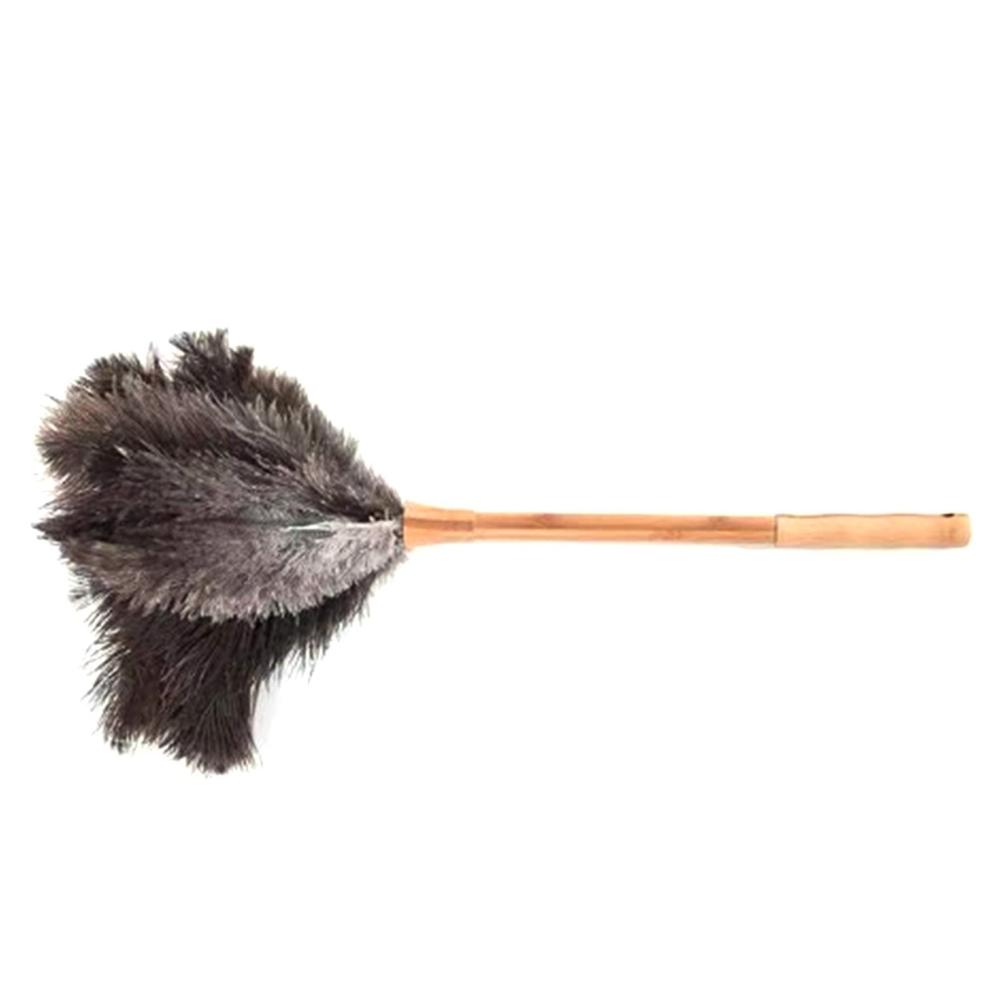 Deal cheapest Fluffy Natural Ostrich Feather Duster Wooden Handle Household Cleaning Tool Suitable for home office cars and collections, photo wall decoration cleaning, painting and mural cleaning, arts and crafts cleaning and other mini decorations  |   Home Cleaning Supplies Home Cleaning Supplies Brown