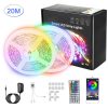 Deal RGB LED Strip Lights 10M 300LEDs 5050RGB Light Strip IP65 Waterproof LED Tape Light APP Control Adjustable Brightness Timing Function for Christmas Party Bar Home Decor  |   Holiday Lighting Holiday Lighting Holiday Lighting