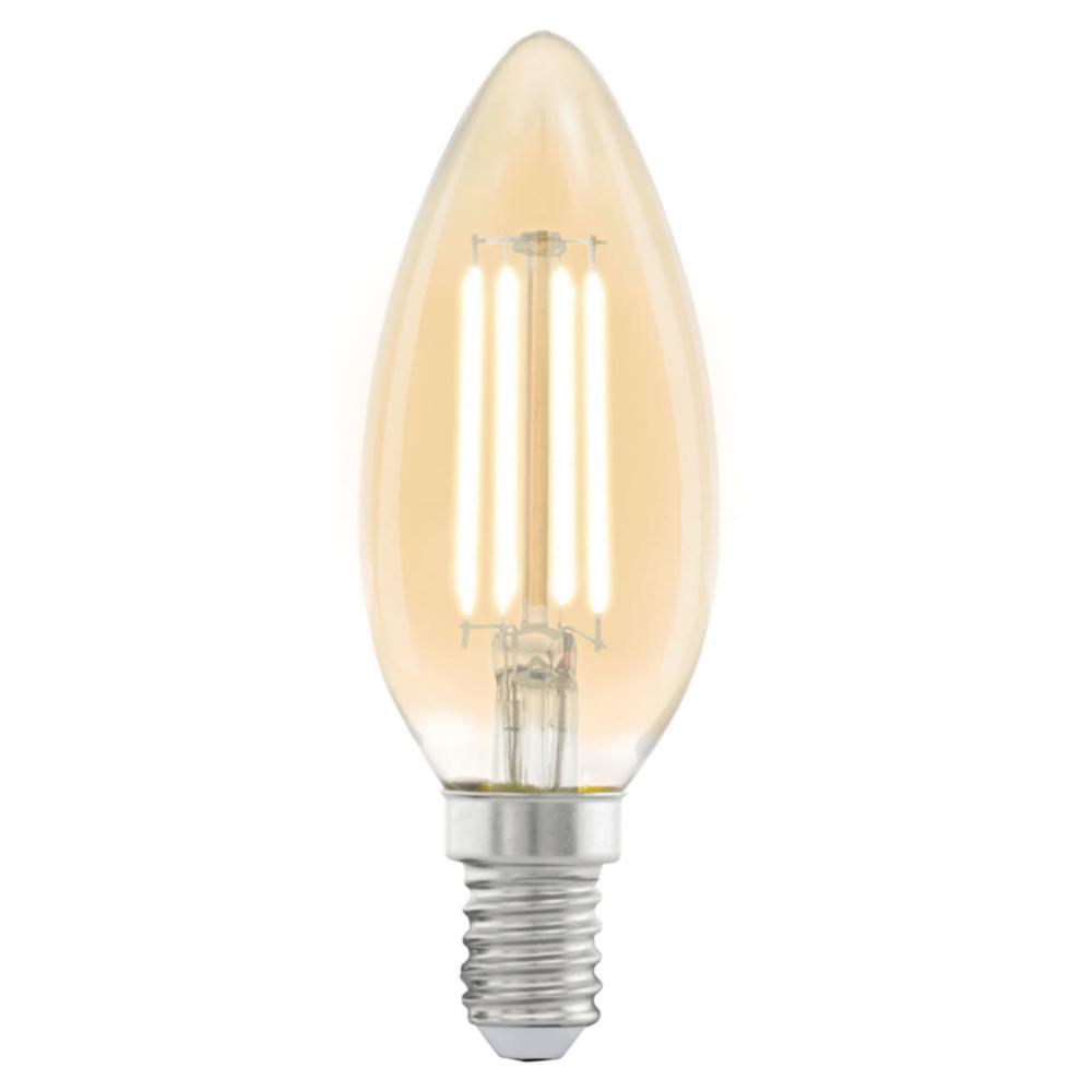 EGLO Vintage Style LED Light Bulb E14 C37 Amber 11557  |   Garden Tools Garden Tools Garden Tools