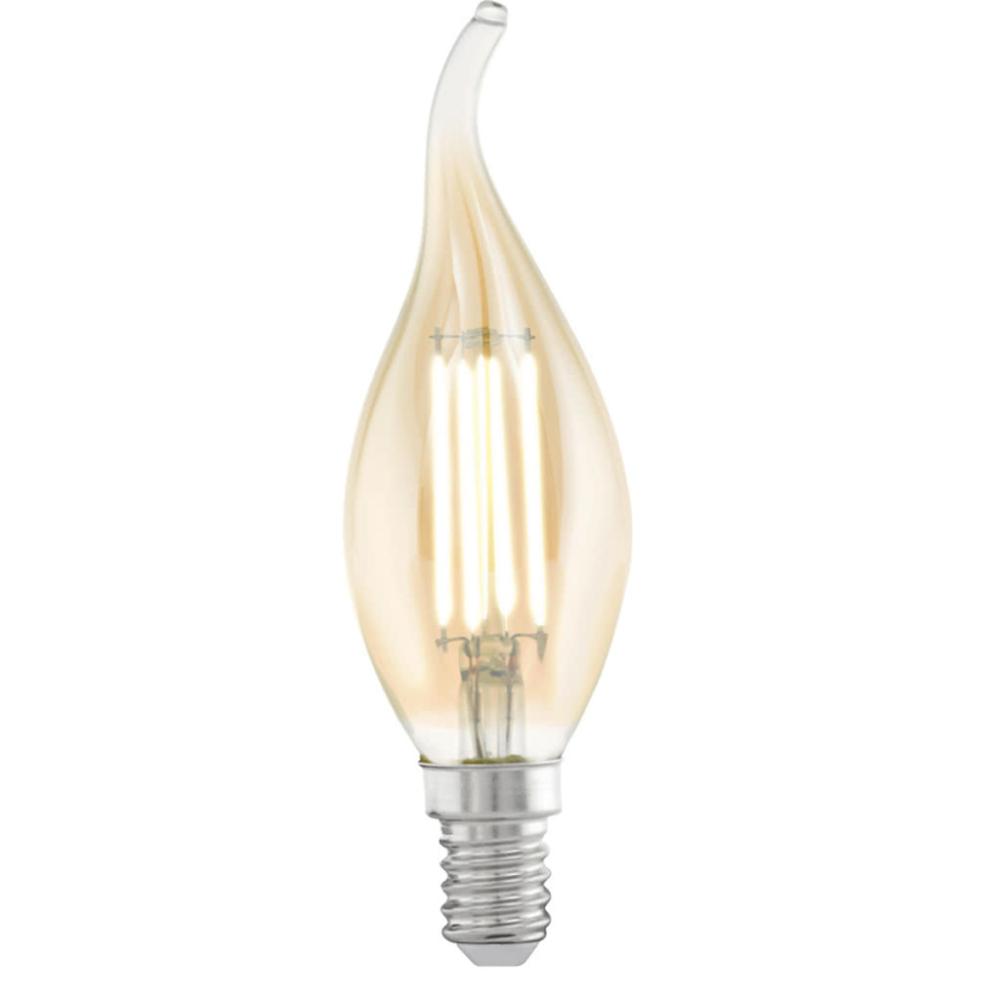 EGLO Vintage Style LED Light Bulb E14 CF37 Amber 11559  |   Garden Tools Garden Tools Garden Tools