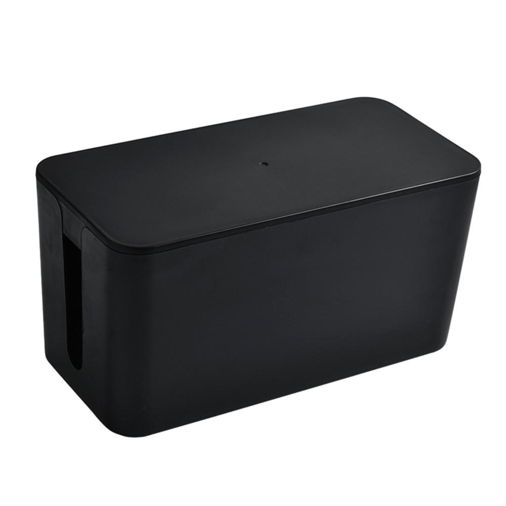 Extension Socket Storage Box  |   Storage & Organization Housekeeping Appliance Black/ White