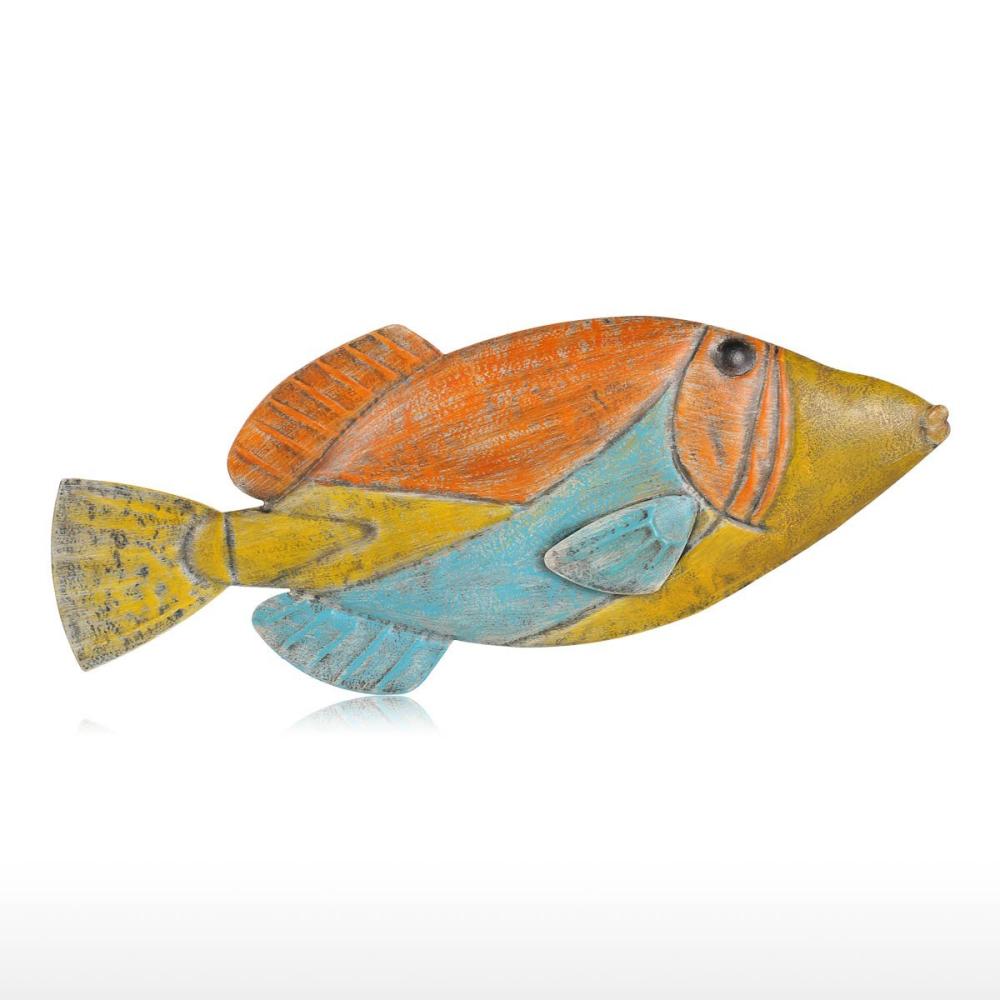 Fish Wall Hanging 6 Iron Wall Decor Creative Ornament Craft Wall Setting Wall Hanging Marine Life  |   Wall Crafts Arts & Crafts Wall Crafts