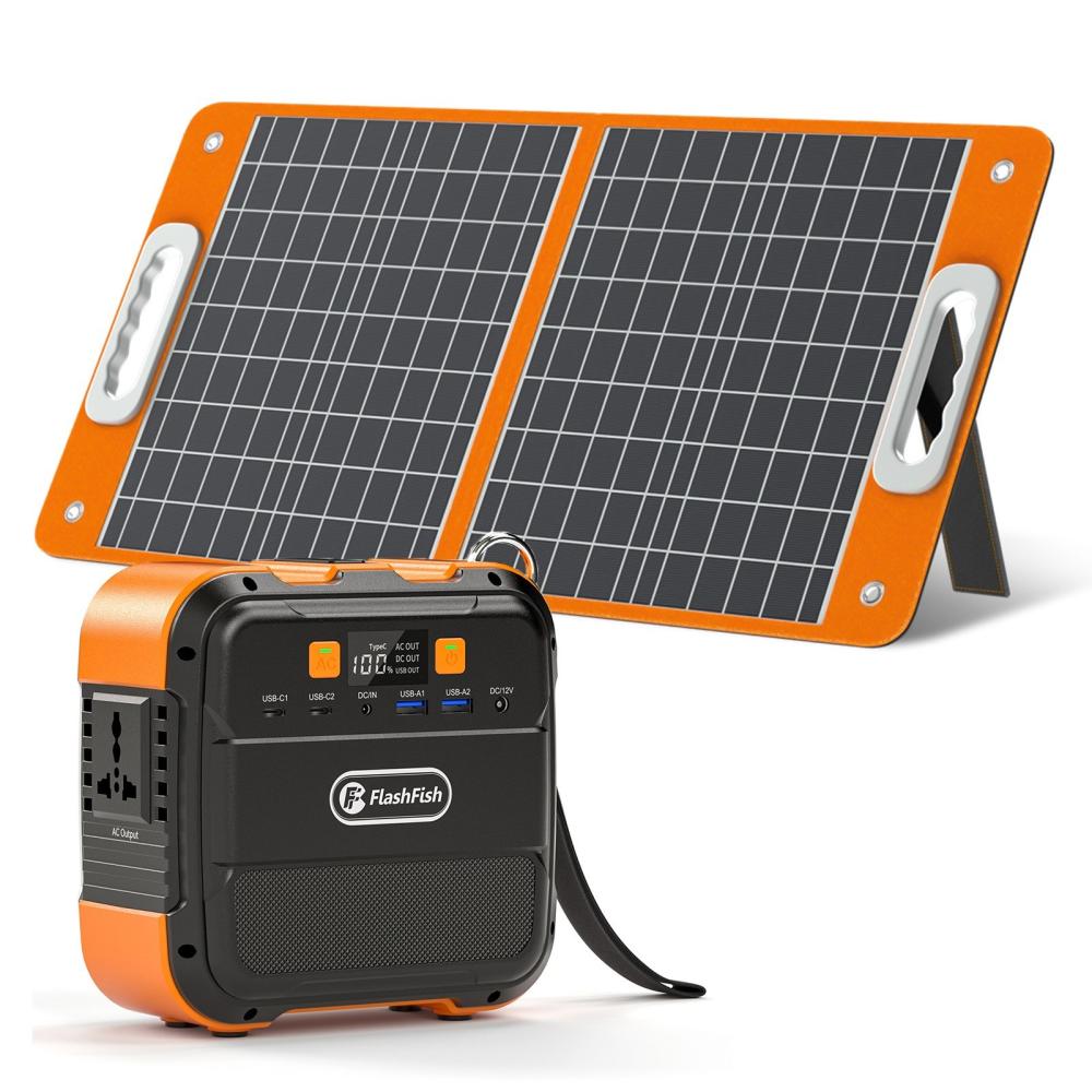 Flashfish A101 120W  Portable Power Station 26400mAh/98Wh Solar Generator+18V/60W Portable Solar Panel Emergency Energy Kit  |   Garden Energy Equipment Garden Energy Equipment Garden Energy Equipment