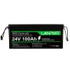 LANPWR 24V 100Ah Lifepo4 Lithium Battery Pack Backup Power for RVS, Camper, Solar System, Electric Boat, Trolling Motor, Off-Grid Applications  |   Garden Energy Equipment Garden Energy Equipment Black