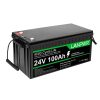 LANPWR 24V 100Ah Lifepo4 Lithium Battery Pack Backup Power for RVS, Camper, Solar System, Electric Boat, Trolling Motor, Off-Grid Applications  |   Garden Energy Equipment Garden Energy Equipment Black