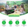 LANPWR 24V 100Ah Lifepo4 Lithium Battery Pack Backup Power for RVS, Camper, Solar System, Electric Boat, Trolling Motor, Off-Grid Applications  |   Garden Energy Equipment Garden Energy Equipment Black