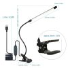 LEDs Clip-on Desk Lamp Dimmable Flexible Lighting Angle Reading Light 3 Lighting Modes & 10 Brightness Levels  |   Indoor Lighting Indoor Lighting Indoor Lighting