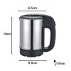 Mini Electric Kettle 1000W 0,5 L Stainless Steel Automatic Power Off  |   Convenient Living Appliance Convenient Living Appliance Convenient Living Appliance