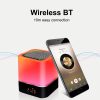 Multifunctional Atmosphere Lamp Wireless BT Speaker Touch Lamp  |   Indoor Lighting Indoor Lighting Black