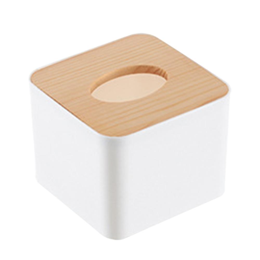 Paper Towel Dispenser Wood Tissue Box Cover Holder  |   Storage & Organization Housekeeping Appliance Storage & Organization