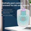 Plug-in Ultrasonic Electromagnetic Pest Repellent Electric Mosquito Repellent  |   Garden Tools Garden Tools Black/ White