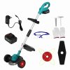 Portable Brushless Lawn Mower Electric Grass Cutter with Auxiliary Wheels (2 pcs Batteries)  |   Garden Tools Garden Tools Garden Tools