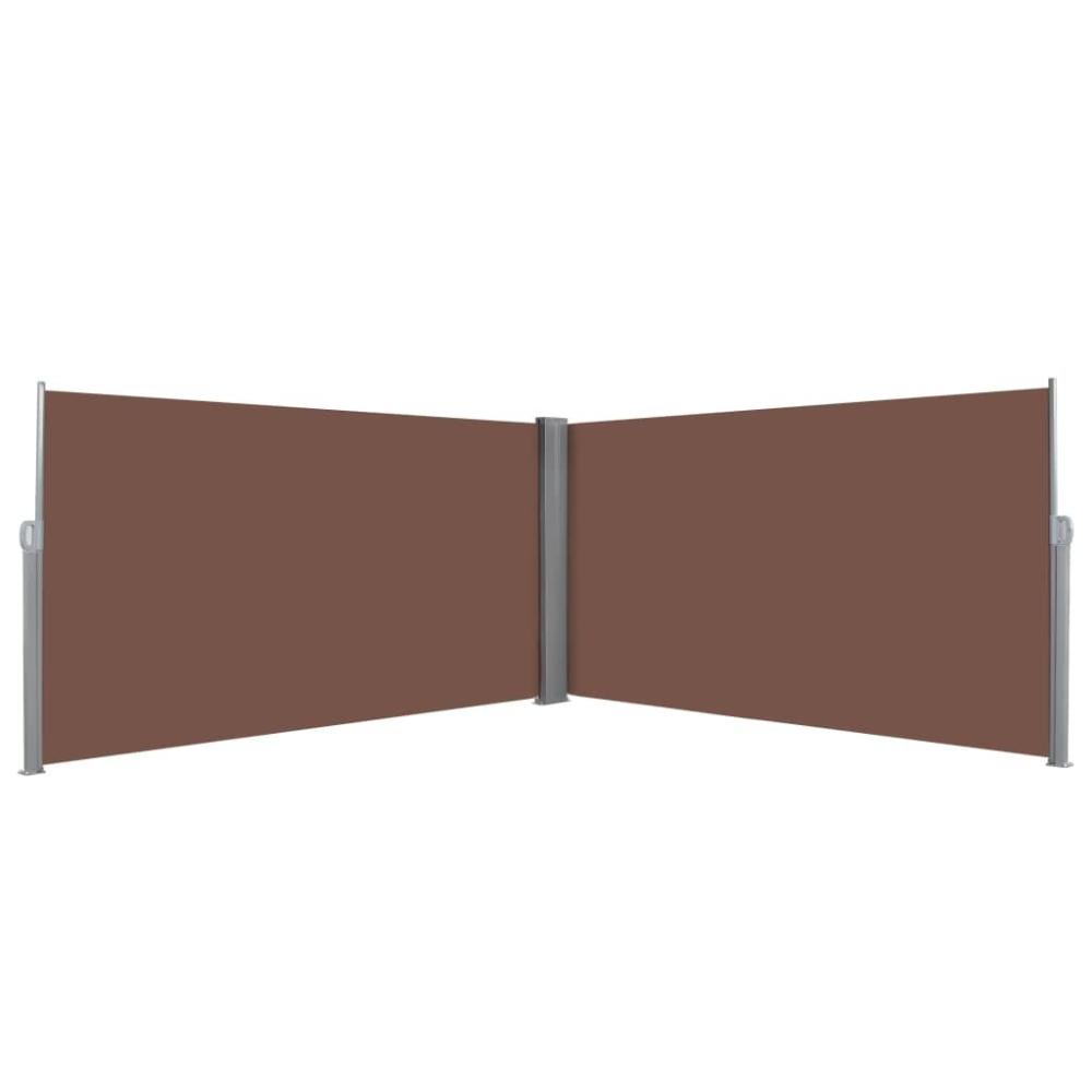 Retractable Side Awning 62.9″x236.2″ Brown  |   Garden Tools Garden Tools Brown