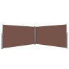 Retractable Side Awning 62.9″x236.2″ Brown  |   Garden Tools Garden Tools Brown