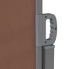 Retractable Side Awning 62.9″x236.2″ Brown  |   Garden Tools Garden Tools Brown