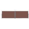 Retractable Side Awning 62.9″x236.2″ Brown  |   Garden Tools Garden Tools Brown