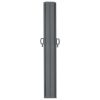 Retractable Side Awning 78.7″x236.2″ Gray  |   Garden Tools Garden Tools Garden Tools