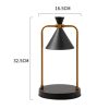 Retro Metal Aromatherapy Wax Melting Lamp Stepless Dimming Smoke-free Bedroom Fragrance Candle Melting Table Lamp  |   Indoor Lighting Indoor Lighting Black/ White/ Gold(Bronze)