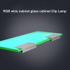 RGB LED Clip On Glass Shelf Lighting Under Cabinet Night Lights Kit for Glass Edge Shelf with Remote Control  |   Indoor Lighting Indoor Lighting Indoor Lighting