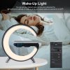 RGBCW Smart Wake-Up Light Ambient Lights with Wireless Charging White Noise Machine  |   Indoor Lighting Indoor Lighting Black