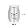 Small Cremation Urn for Pet Ashes Mini Pet Keepsake Urn  |   Storage & Organization Housekeeping Appliance Silver