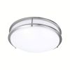 Smart Ceiling Light 12-inch 15W Flush Mount Wi-Fi Ceiling Lamp  |   Indoor Lighting Indoor Lighting Brushed Nickel