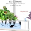 Smart Hydroponics Growing System Indoor Herb Garden Kit 9 Pods Automatic Timing with Height Adjustable 15W LED Grow Lights 2L Water Tank Smart Water Pump for Home Office Kitchen  |   Garden Tools Garden Tools Garden Tools