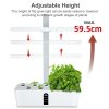 Smart Hydroponics Growing System Indoor Herb Garden Kit 9 Pods Automatic Timing with Height Adjustable 15W LED Grow Lights 2L Water Tank Smart Water Pump for Home Office Kitchen  |   Garden Tools Garden Tools Garden Tools