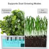 Smart Hydroponics Growing System Indoor Herb Garden Kit 9 Pods Automatic Timing with Height Adjustable 15W LED Grow Lights 2L Water Tank Smart Water Pump for Home Office Kitchen  |   Garden Tools Garden Tools Garden Tools