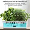 Smart Hydroponics Growing System Indoor Herb Garden Kit 9 Pods Automatic Timing with Height Adjustable 15W LED Grow Lights 2L Water Tank Smart Water Pump for Home Office Kitchen  |   Garden Tools Garden Tools Garden Tools