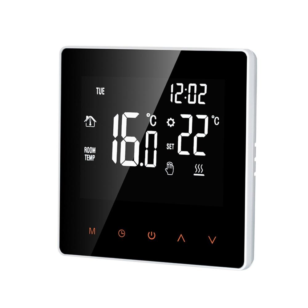 Smart Thermostat Digital Temperature Controller Programmable Electric Floor Heating Thermostat withLCD Display Touch Screen 16A  |   Convenient Living Appliance Convenient Living Appliance Convenient Living Appliance