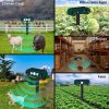 Solar Animal Repellent Device with Motion Sensor Alarm for Home Villa Outdoor Farm Yard  |   Animal Repeller Animal Repeller Animal Repeller