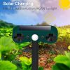 Solar Animal Repellent Device with Motion Sensor Alarm for Home Villa Outdoor Farm Yard  |   Animal Repeller Animal Repeller Animal Repeller